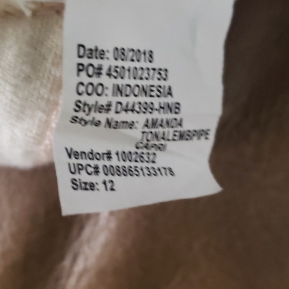 Gloria Vanderbilt Shimmering Effects Capris Sz 12 - Picture 6 of 6